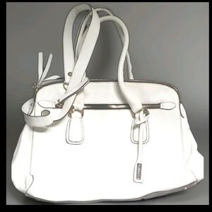 Abro Italian Leather Large Satchel Double Handle Shoulder Strap